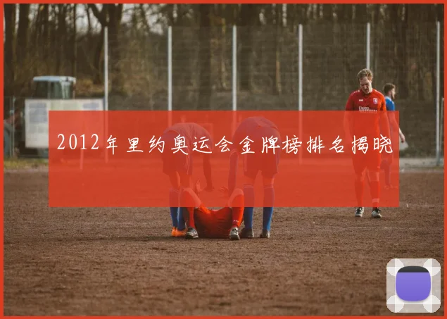 2012年里约奥运会金牌榜排名揭晓