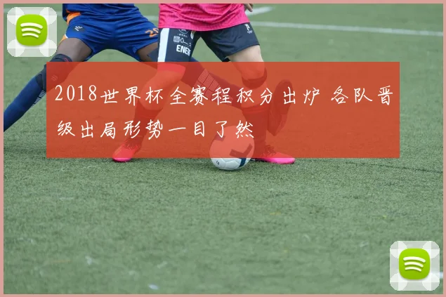 2018世界杯全赛程积分出炉 各队晋级出局形势一目了然